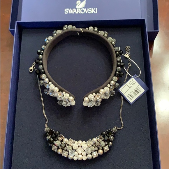 SWAROVSKI ECLIPSE NECKLACE - Picture 1 of 10
